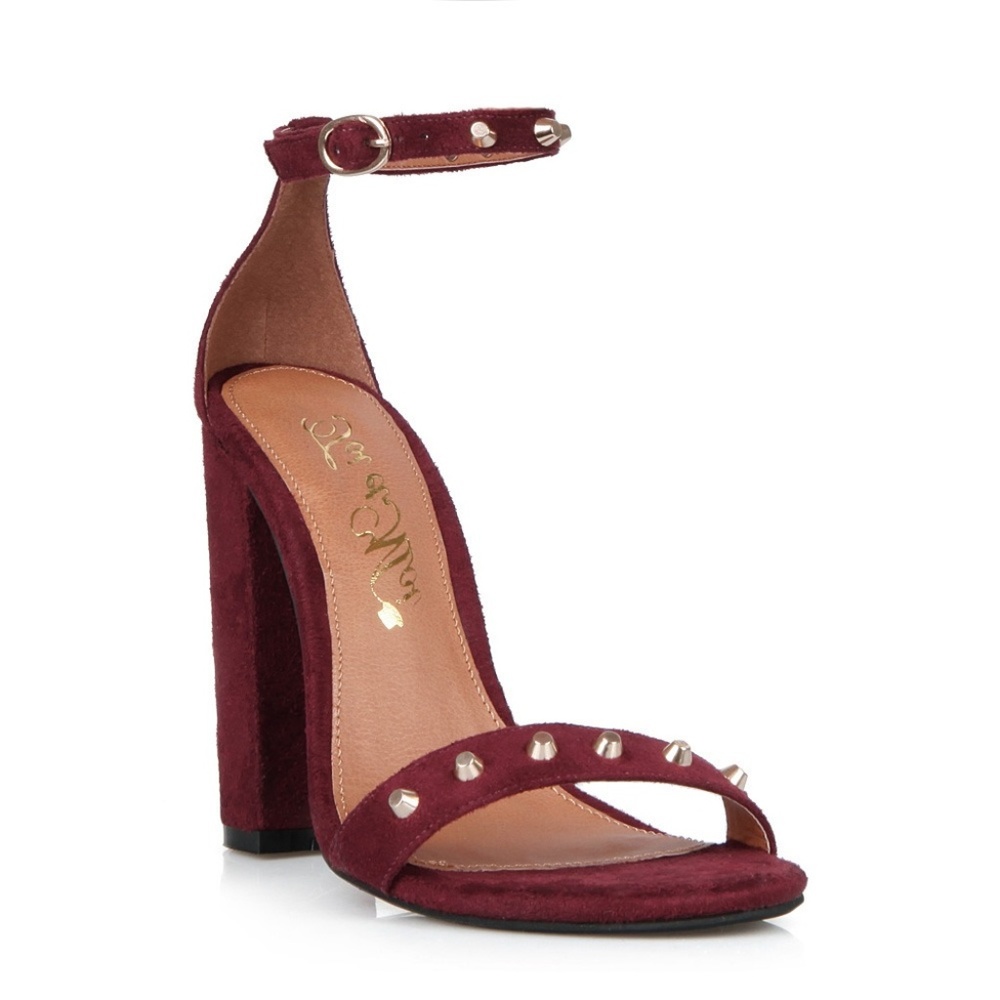 Gelato-01 Slim Ankle Strap Women's Chunky Heel